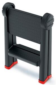 Skládací schůdky TITAN LADDER KLD4565, černá 470 x 435 x 630 mm, max. 150kg