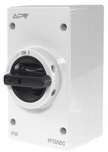 FVE Hlavní odpojovač Adelid APV 4P, otočný 32A 1200V DC, IP65