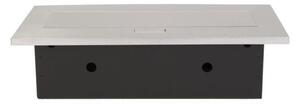 Výklopný blok ORNO OR-AE-1324/G, 2x2P+Z, 3xUSB, stříbrná
