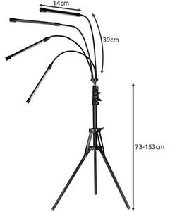 Lampa pro růst rostlin Gardlov 19388, 4 ramena