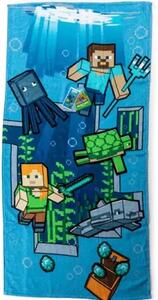 Carbotex osuška Minecraft Život pod Hladinou 70x140 cm