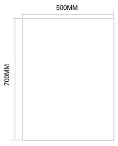 Aqualine Zrcadlo 50x70 cm bez úchytu 22492
