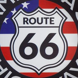 Pivní víčko na zeď Route 66