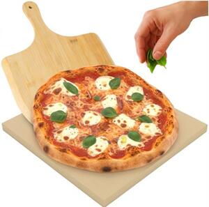 Kámen na pizzu + lopatka Ruhhy 26916