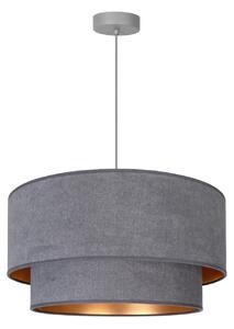 Závěsná svítidlo Duolla, Boho, Šedá, Ložnice, Tkanina / Textil, Young lifestyle