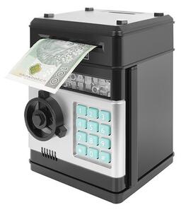 Dětská pokladnička trezor bankomat Kruzzel 23545, černá
