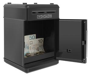 Dětská pokladnička trezor bankomat Kruzzel 23545, černá