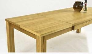 Dubový stůl rozkládací 120-180 x 90