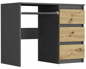 PC stolek Nubro (antracit + artisan) (P). Akce -10%