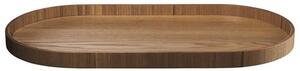 Asa Selection, Dřevěný oválný SONOKO 44 x 22,5 cm | hnědá