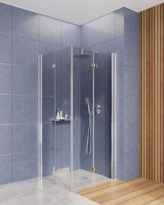 Aplomo Kerria Plus zalamovací sprchové dveře, chrom Rozměr sprch.dveří: 70cm