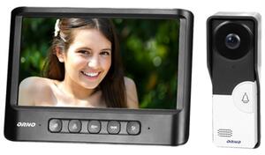 Videozvonek ORNO OR-VID-MC-1059/B, IMAGO, rodinný, LCD 7", černý