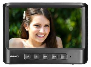 Videozvonek ORNO OR-VID-MC-1059/B, IMAGO, rodinný, LCD 7", černý