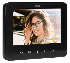 Videozvonek ORNO OR-VID-VP-1069/B, INDI N, rodinný, LCD 7", černý
