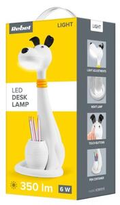 Stolní lampa dětská s regulací REBEL, pejsek