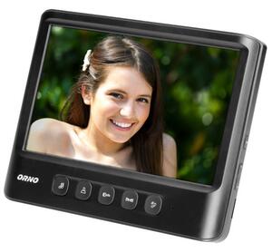 Videozvonek ORNO OR-VID-MC-1059/B, IMAGO, rodinný, LCD 7", černý