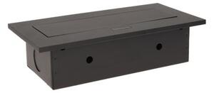 Výklopný blok ORNO OR-AE-1324/B, 2x2P+Z, 3xUSB, černá