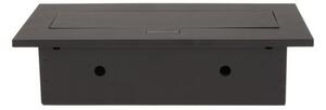 Výklopný blok ORNO OR-AE-1324/B, 2x2P+Z, 3xUSB, černá
