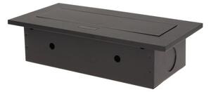 Výklopný blok ORNO OR-AE-1324/B, 2x2P+Z, 3xUSB, černá