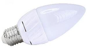 MAX LED LED žárovka E27 C30 5 W COB, teplá bílá