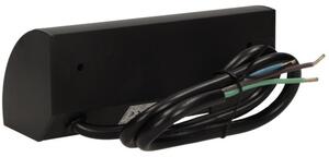 Povrchová zásuvka rohová ORNO OR-AE-1303/B, 2x zásuvka 230V, kabel bez vidlice, černá
