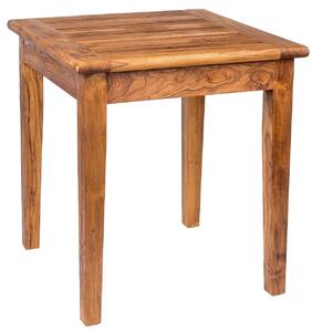 Teakový stůl DANTE 70 - 160 × 70 - 90 cm 70 × 70 cm | čtverec | 4 nohy