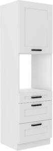 STL 60 cm skříňka vysoká 1D3SZ na vestavnou troubu LUNA Barevné provedení LUNA: Bílá / Prachově šedá