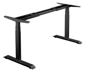 Elektricky výškově stavitelný podstavec pro ergonomický stůl SAPRO ERGO-A2T1, 2 motory, 58-122cm, černý