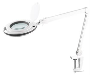 Stolní lampa s lupou do dílny REBEL NAR0461-2, 5D, 10W, 6500K