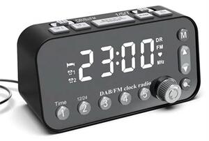 Rádiobudík Openbox CA1 DAB+/FM, 2x USB port nabíjecí, černý