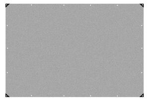 Krycí plachta s kovovými oky Gardlov 24652 120g/m2, 3x4m, stříbrná