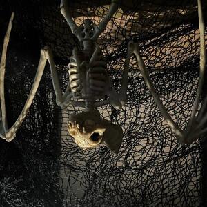 Dekorace Halloween kostra netopýra Halloween 30 cm Malatec 22005