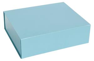 HAY Úložný box Colour Storage, L, Ocean Blue