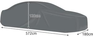 Ochranná plachta na auto Xtrobb 25273 XXL 570x180x120 cm, šedá