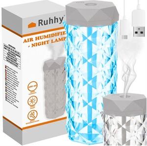 Zvlhčovač vzduchu, křišťálová RGB lampa Ruhhy 24625