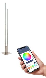 EGLO connect Fraioli-Z LED stojací lampa nikl