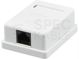 Zásuvka NEKU CAT5E UTP 1 x RJ45 na omítku bílá