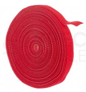 Páska na suchý zip NEKU 70.3589 10mm 5m červená organizér kabelů