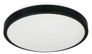 Stropní svítidlo ORNO SELENE CL/2XE27-10MV/B, 2xE27 senzor pohybu, max. 2x60W IP54, průměr 30,5cm, černá