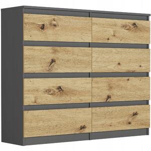 Komoda Resnera (antracit + artisan). Akce -13%