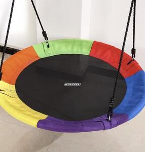 Kruhová zahradní houpačka 100 cm Kruzzel 25285 čapí hnízdo