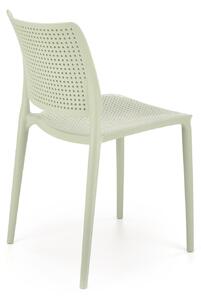 Mentolová plastová židle K514
