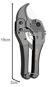Kleště na plastové trubky Bigstren 25066 do průměru 42mm, černé