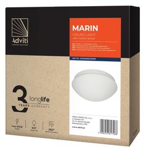 Svítidlo se snímačem pohybu MARIN AD-PL-303WE27SMM ,sklo, E27, 60W, IP20