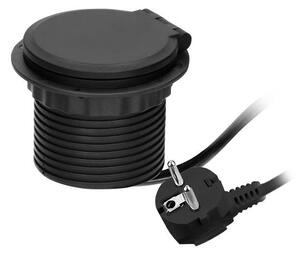 Zásuvka vestavná ORNO OR-GM-9015/B 1 zásuvka 2 USB (A+C), černá