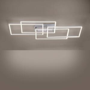 LED stropní svítidlo Iven, tlumené, ocel, 95x51,5cm