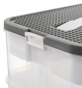 Úložný box na stavebnici, 29 l, 4 patra Kruzzel 25758