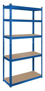 Skladový regál REBEL RB-1251BL 180x90x40, modrý