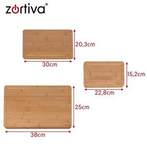 Bambusové krájecí prkénko 3 ks ZORTIVA 28065