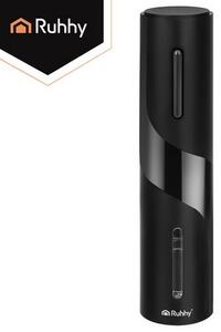Automatický elektrický otvírák na víno 4 v 1, USB, černý Ruhhy 27312